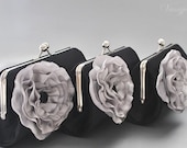 SET Of 3 Medium Clutches..Custom made Wedding clutch, Bridesmaid clutch, Bridal clutch, Prom Clutch