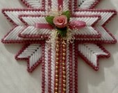 Mauve Cross Magnet