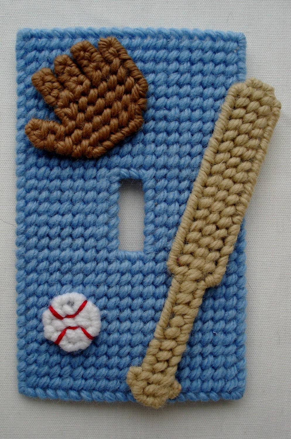 Baseball Light Switch Cover