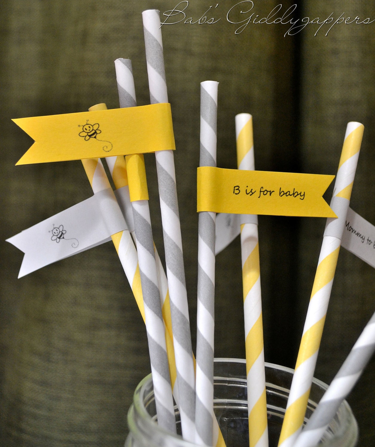 Drinking Straws for Baby Shower
