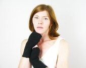 Custom Long Fingerless Gloves Wrist Warmers Choose Colors Unisex