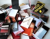 50 Matchbook Notebooks Note Pads Set Recycled Covers Notepad