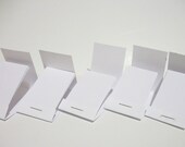 Blank White Matchbook Notebooks Note Pads Recycled Covers Set of 15 For Stamping