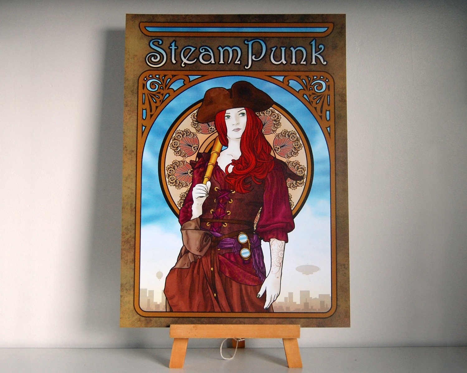 SteamPunk - An Airship Pirates Poster