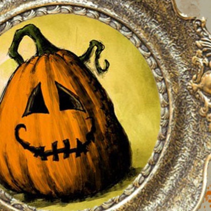 HALLOWEEN Banner Etsy OOAK Shop Banners Custom Logo Professional banner -  seasonal , friendly pumpkin, halloween, fall colors