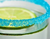 Sky blue cocktail rim sugar. Drink recipes, directions included. Toast summer fun with your cocktails, martinis and drinks - dellcovespices
