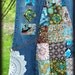 Classic Hippie patchwork Long Jean Skirt Custom Order to Your Size 0-14