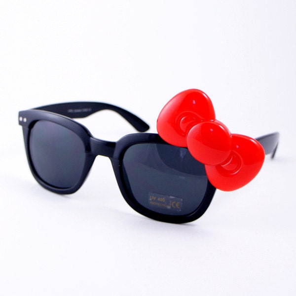 Hello Kitty Bow Geek sun glasses.