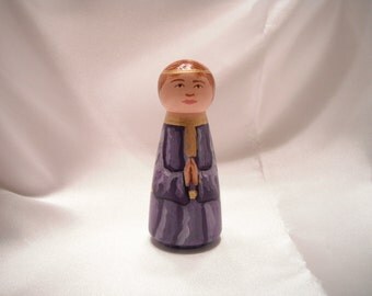 Children's Nativity Play set Wooden Angel Doll - made to order
