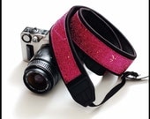 Bedazzling camera strap   - Pink Ice