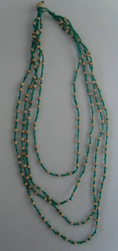 CLEARANCE Wooden Beads and Knotted String