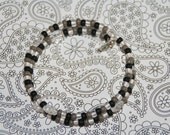 Coarse Ground Double Loop Bracelet