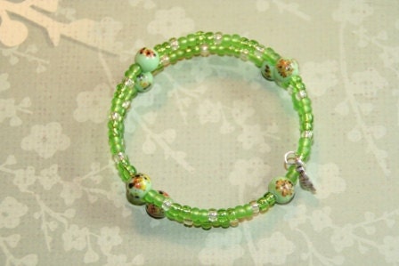 Spring Green Double Loop Bracelet