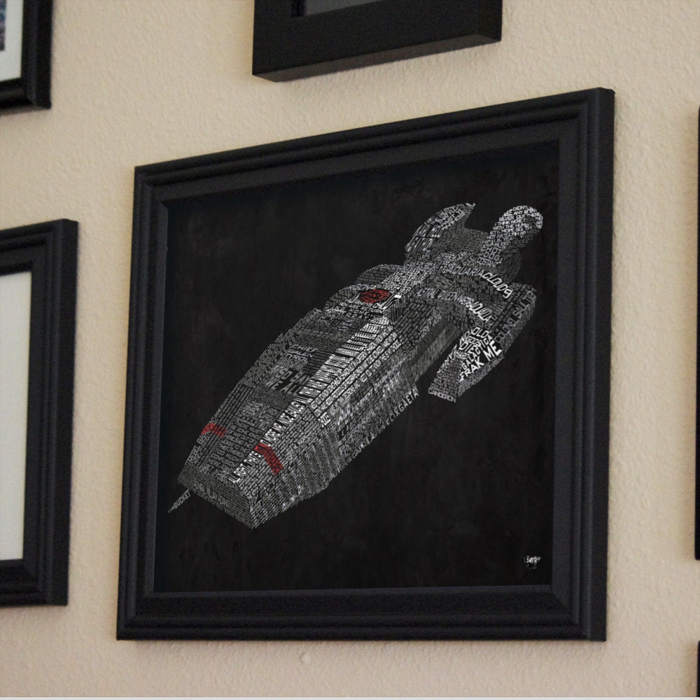 11x14 Battlestar Galactica Movie Poster Art Print  -Print Only