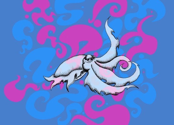 swirly cuttlefish 8.5x11in