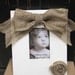 Rustic Burlap Picture Frame