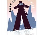 8x10 -East Side West Side Photo Exhibition - WPA Poster Print