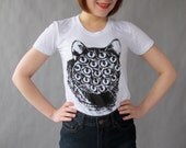 Mutant Kitty Tee. Medium