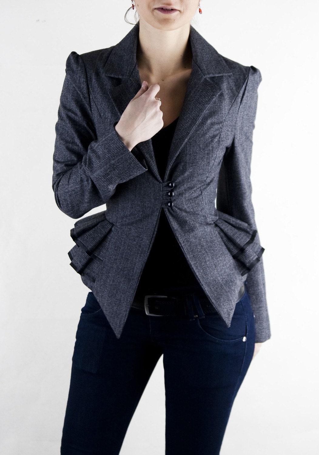 On Sale -adelle jacket-Brown Velvet-Size 36