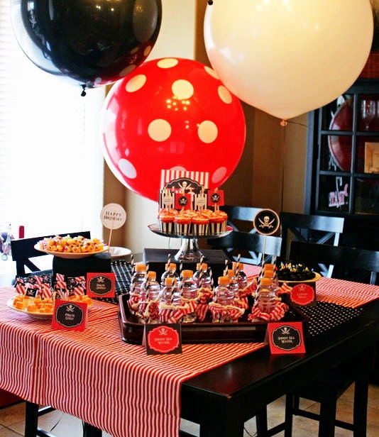 Pirate Party Decorations Printable Party Package by 505 Design Paperie