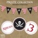 Pirate Party Decorations Printable Party Package by 505 Design Paperie