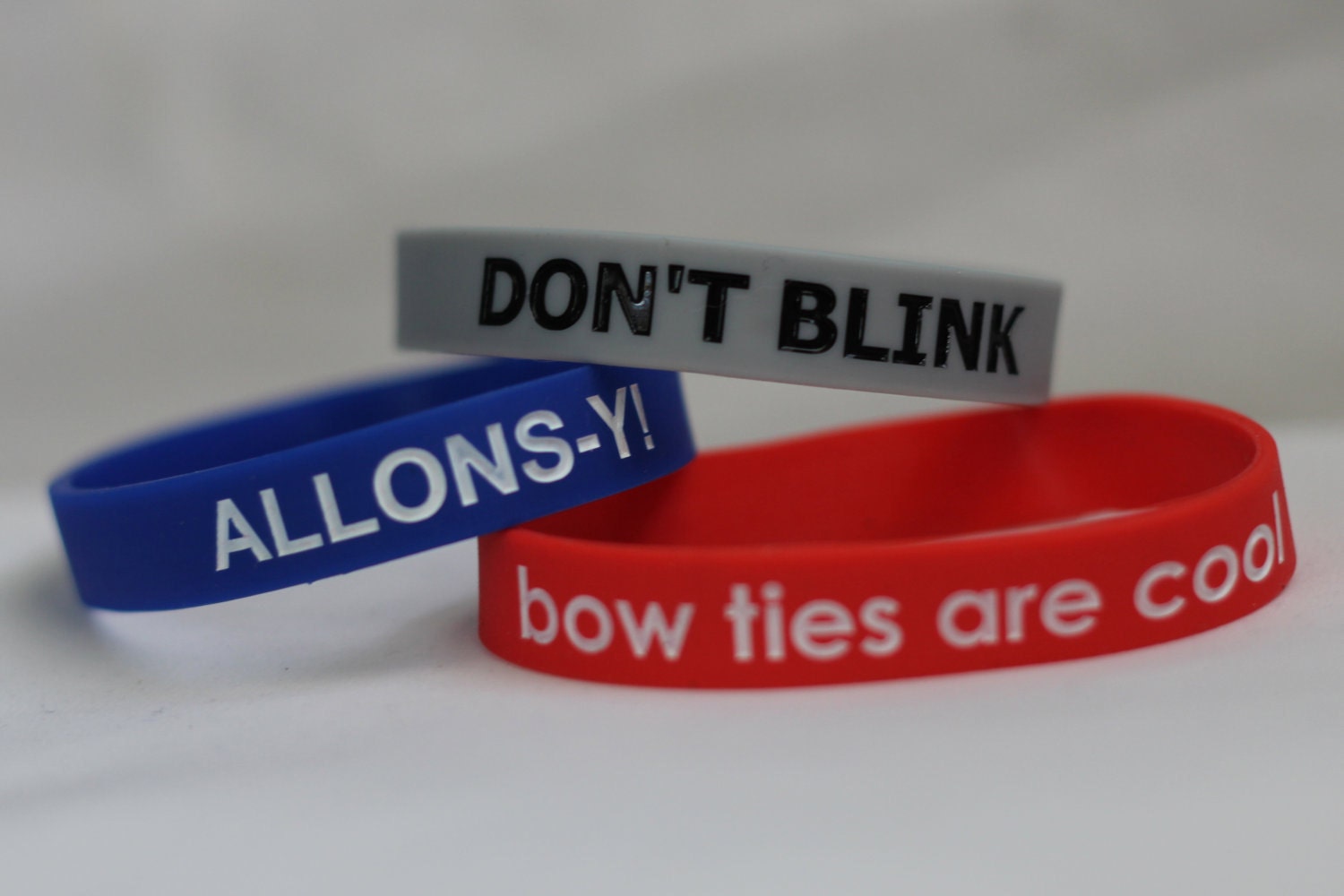 Doctor Who Wristband Trio