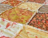 Shabby Chic Rag Quilt, French Country Rag Quilt