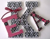 Custom Decorated Wooden Letters MONOGRAM Wedding Christmas Nursery Bedroom Home Décor Wall Decorations Wood Personalized