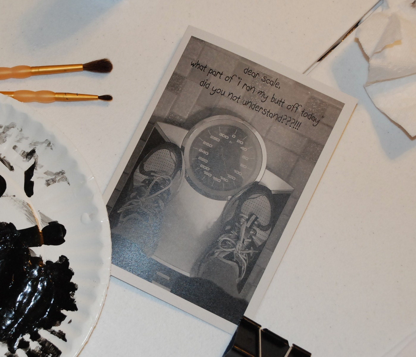 Card For Runners, Mad At The Scale, PEOP073