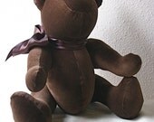Beasley  the classic, velveteen, jointed bear