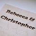50 piece Modern Guest Book Wedding Puzzle WOOD - personalized keepsake