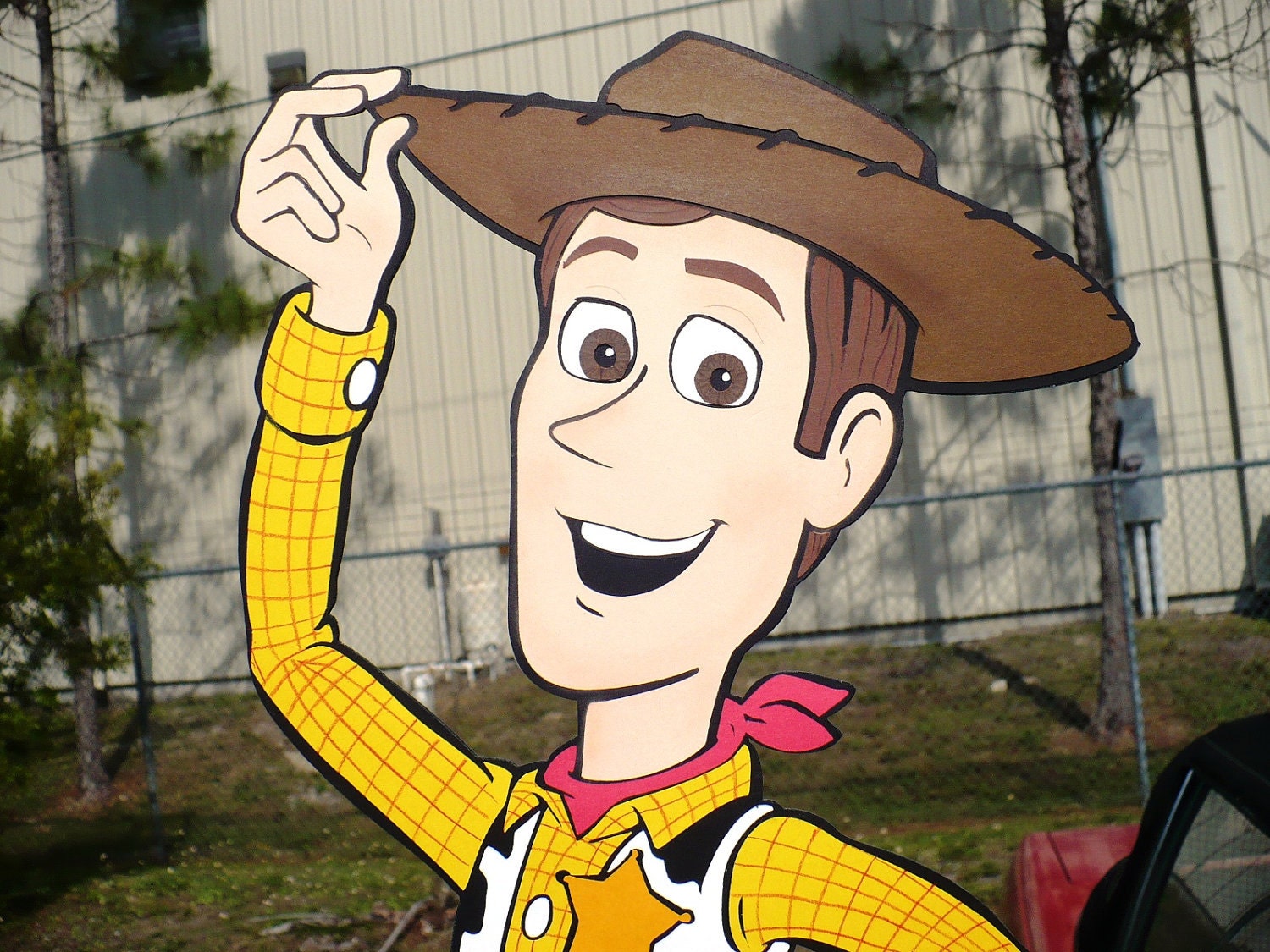 Toy Story Woody Birthday Decoration 2 foot tall Stand Up Western Birthday Party Decoration, Cowboy Cowgirl Party