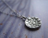 Mini Pebble Stone Sterling Silver Necklace - kikisan