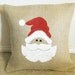 PEACE JOY NOEL Christmas Burlap Pillow Set - We Do Custom Orders