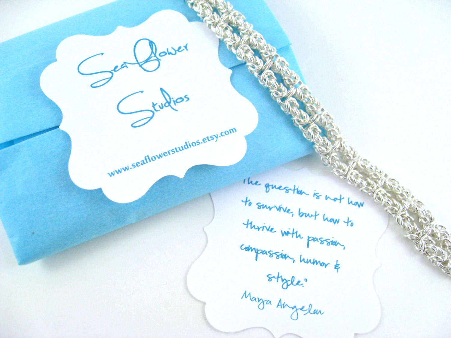 Large Teardrop Argentium Silver Hoop Earrings