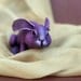 Violetta rabbit. Polymer clay miniature by Madre Olius