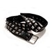 Punk Bike Tube Studded Upcycled Black Belt by Rogue City Killers
