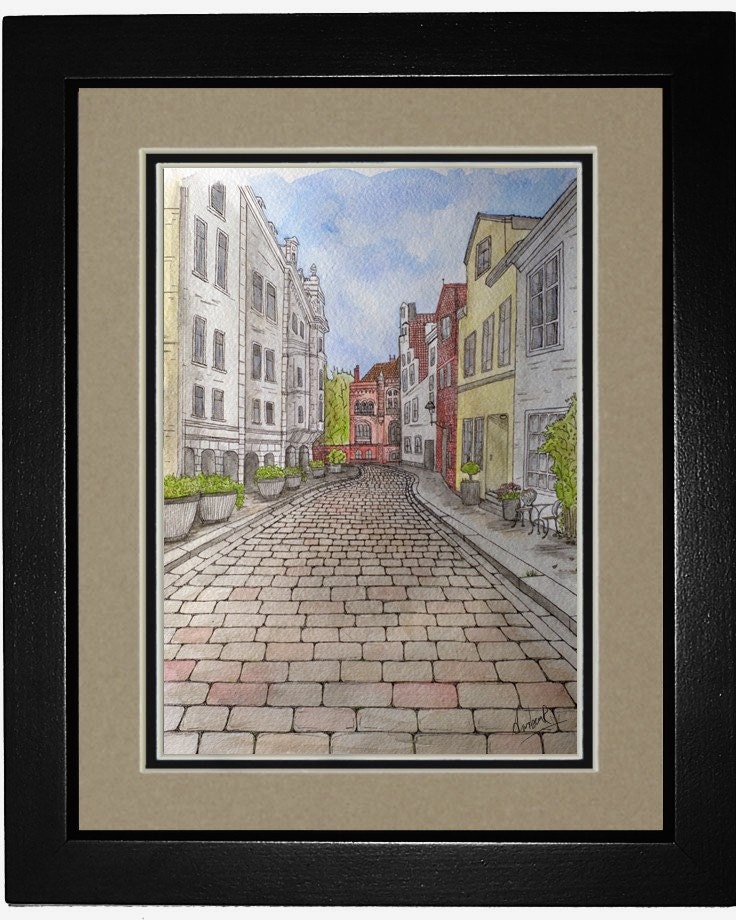 Luebeck, Germany - 9 x 12