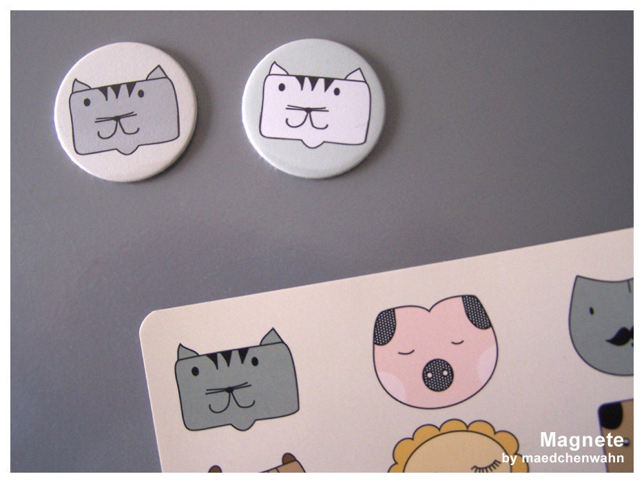CAT, Animal Magnets 38mm