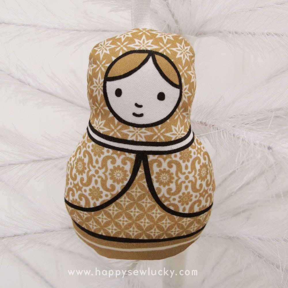 Happy Sew Lucky BABUSHKA ornament kit