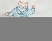 Cat's Pajamas - pdf embroidery pattern