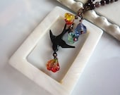Bird In The Window - Handmade Necklace