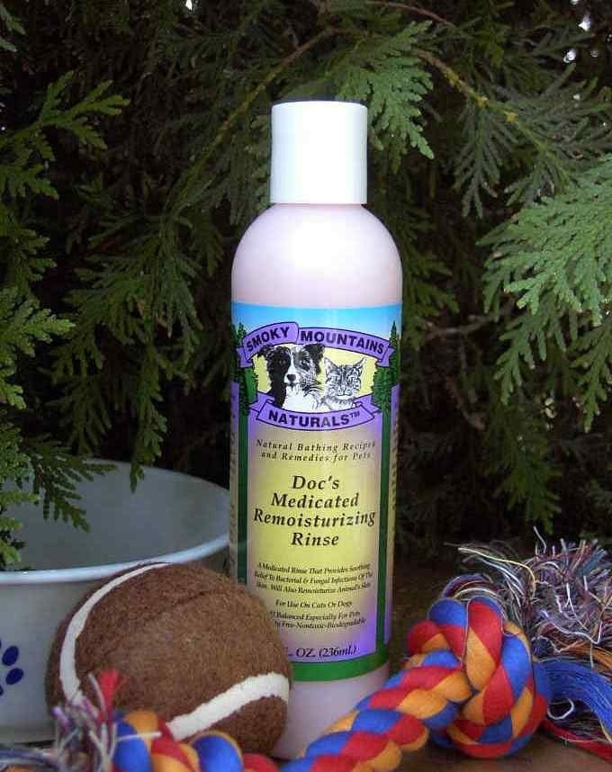 MEDICATED Rinse REMOISTURIZING For Dog and Cat - Eco Biodegradable ph Balanced Veterinarian & Professional Groomer recommended