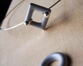 Delicate Clasp Concrete Necklace