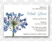 Printable Bridal Shower Invitation - Watercolor Dandelions