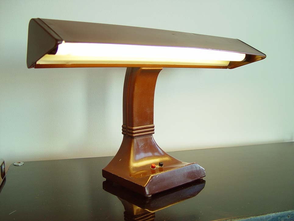 Desktop Bankers Lamp Vintage Lite Master Desk Lamp Light by Art Specialty Co Mid Century 1950s Bankers Lamp Desktop Light Vintage Home Decor