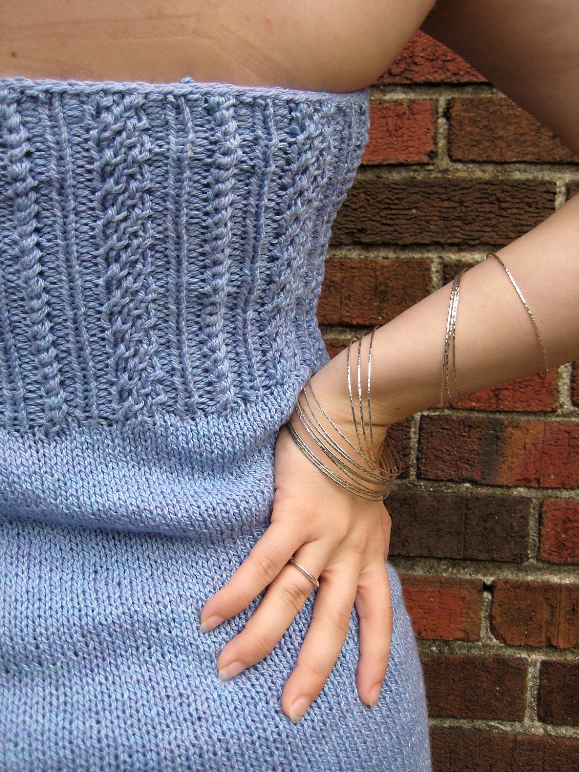 Blue Hawaii Tube/Tank/Strapless Top: PDF Knitting Pattern by The Sexy Knitter