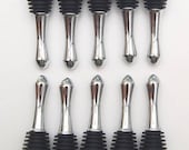 10 Bottle Stopper Kits Teardrop Style Tripple Chrome Plate