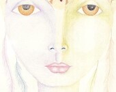 Greeting card Owl Woman a Birthday Wish