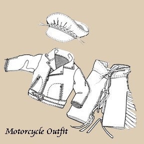 sewing pattern teddy bear leather motorcycle by grandmagrizzlys leather sewing patterns 288x288 il 570xN.177567235 Leather Sewing Patterns